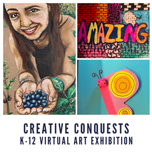 Creative Conquests exhibition artwork 